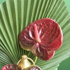 Flor Artificial Haste Antúrio 3d | Linha Permanente Formosinha